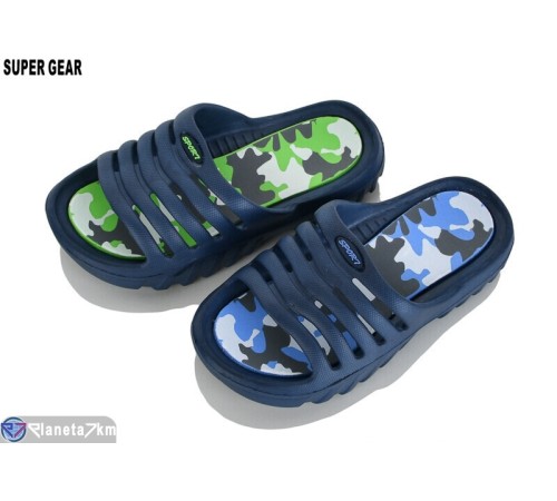 Шлепки дитячі на літо (36 пар р.24-29) мікс  "Super Gear"