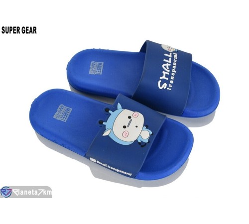 Шлепки дитячі на літо (8 пар р.30-35) синій  "Super Gear"