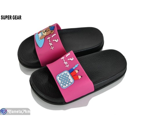 Шлепки дитячі на літо (12 пар р.24-29) рожевий  "Super Gear"