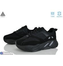 Кросівки жіночі на весну/осінь (8 пар р.36-41) чорний  "STILLI Group"