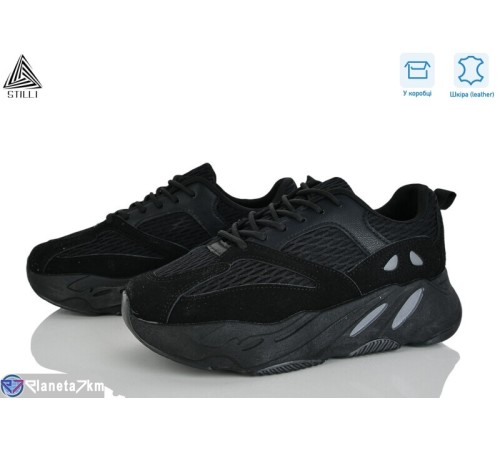 Кросівки жіночі на весну/осінь (8 пар р.36-41) чорний  "STILLI Group"