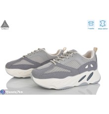 Кросівки жіночі на весну/осінь (8 пар р.36-41) сірий  "STILLI Group"