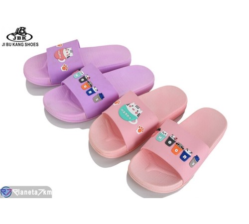 Шлепки жіночі на літо (12 пар р.36-41) мікс  "Jibukang"