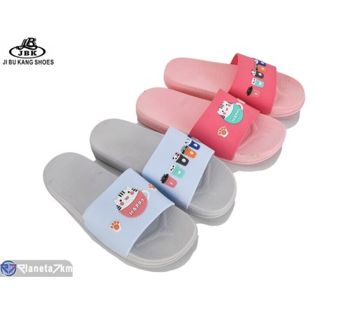 Шлепки жіночі на літо (12 пар р.36-41) мікс  "Jibukang"