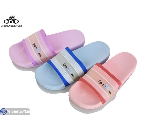 Шлепки жіночі на літо (24 пар р.36-41) мікс  "Jibukang"