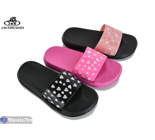 Шлепки жіночі на літо (24 пар р.36-41) мікс  "Jibukang"