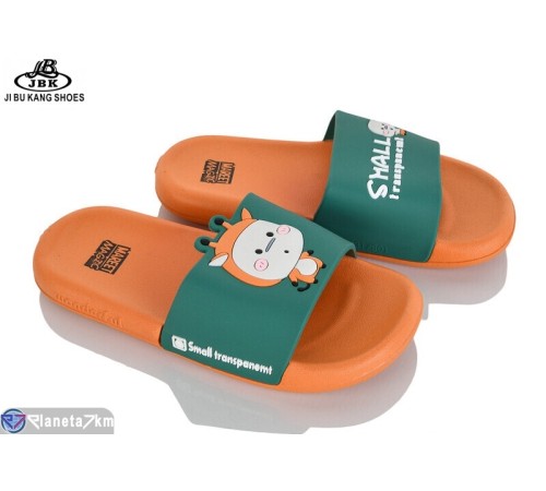 Шлепки дитячі на літо (8 пар р.30-35) оранжевий  "Jibukang"