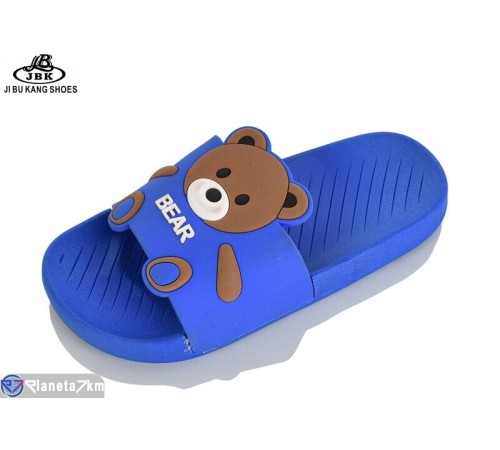 Шлепки дитячі на літо (8 пар р.30-35) синій  "Jibukang"