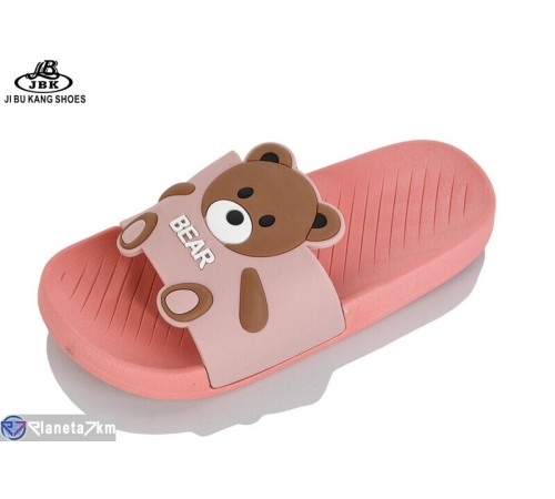 Шлепки дитячі на літо (8 пар р.30-35) рожевий  "Jibukang"