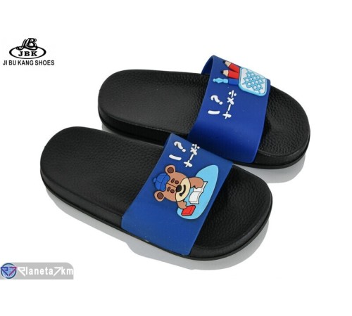 Шлепки дитячі на літо (12 пар р.24-29) синій  "Jibukang"