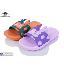 Шлепки дитячі на літо (12 пар р.24-29) мікс  "Jibukang"