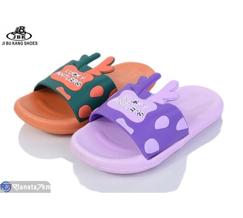 Шлепки дитячі на літо (12 пар р.24-29) мікс  "Jibukang"