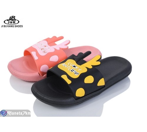 Шлепки дитячі на літо (12 пар р.30-35) мікс  "Jibukang"