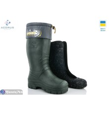 Чоловічі чоботи з піни на зиму (4 пар р.41-45) зелений  "Acorus"