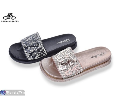 Шлепки жіночі на літо (12 пар р.36-41) мікс  "Jibukang"