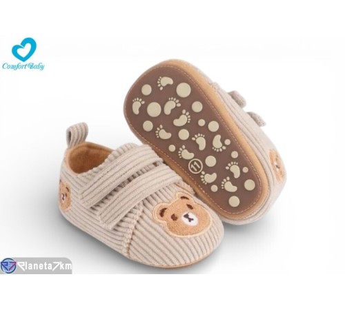 Пінетки дитячі на весну/осінь (6 пар р.11-13) бежевий  "Comfort-baby"