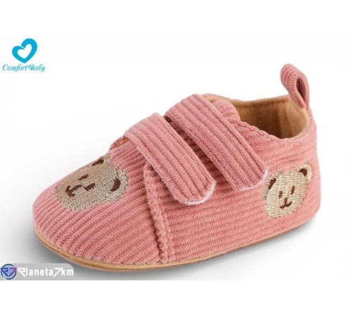 Пінетки дитячі на весну/осінь (6 пар р.11-13) рожевий  "Comfort-baby"