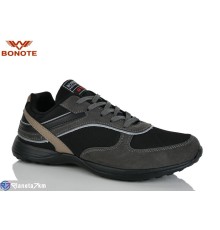 Кросівки чоловічі на весну/осінь (8 пар р.41-46) чорний  "Bonote"