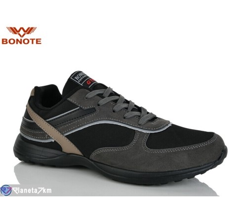 Кросівки чоловічі на весну/осінь (8 пар р.41-46) чорний  "Bonote"