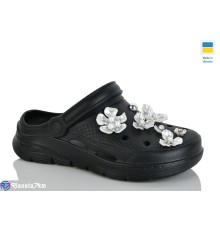 Кроки жіночі на літо (8 пар р.36-41) чорний  "Korka"