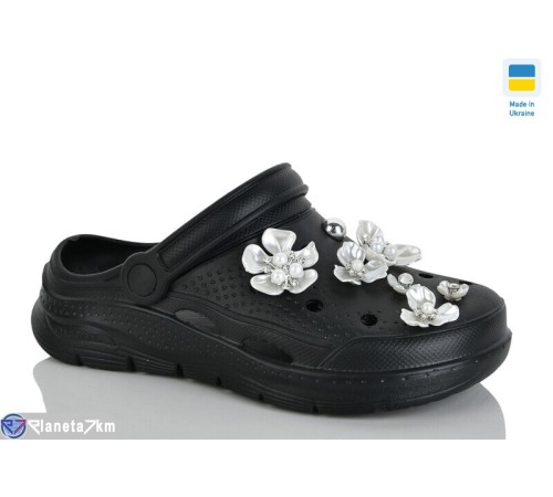 Кроки жіночі на літо (8 пар р.36-41) чорний  "Korka"