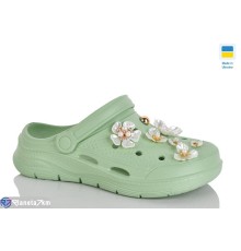 Кроки жіночі на літо (8 пар р.36-41) зелений  "Korka"