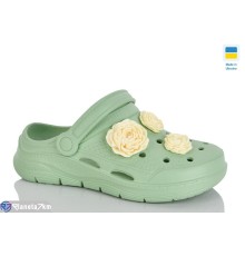 Кроки жіночі на літо (8 пар р.36-41) зелений  "Korka"