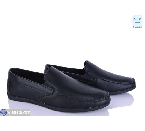 Туфлі чоловічі на весну/осінь (8 пар р.40-45) чорний  "KULIBABA"