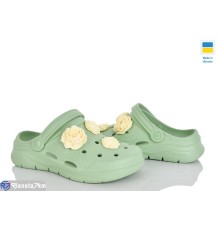 Кроки жіночі на літо (8 пар р.37-41) зелений  "LEO"