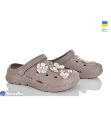 Кроки жіночі на літо (8 пар р.37-41) коричневий  "LEO"