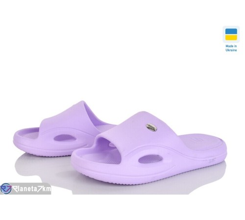 Шлепки жіночі на літо (8 пар р.37-41) фіолетовий  "LEO"
