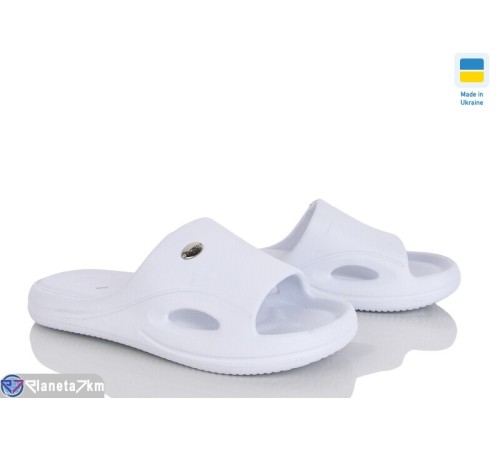 Шлепки жіночі на літо (8 пар р.37-41) білий  "LEO"