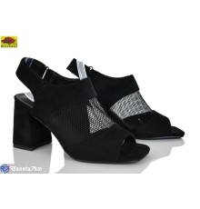 Босоніжки жіночі на літо (6 пар р.36-40) чорний  "Mei De Li"