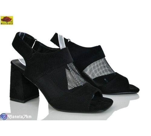 Босоніжки жіночі на літо (6 пар р.36-40) чорний  "Mei De Li"