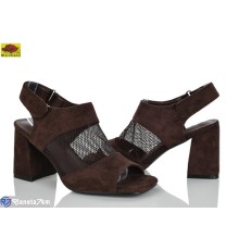 Босоніжки жіночі на літо (6 пар р.36-40) коричневий  "Mei De Li"