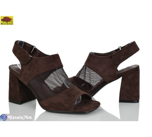 Босоніжки жіночі на літо (6 пар р.36-40) коричневий  "Mei De Li"