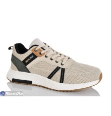 Кросівки чоловічі на весну/осінь (8 пар р.41-46) бежевий  "KOMBO"