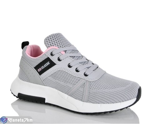 Кросівки жіночі на весну/осінь (8 пар р.36-41) сірий  "KOMBO"