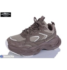 Дитячі кросівки на весну/осінь (8 пар р.32-37) коричневий  "Baas"