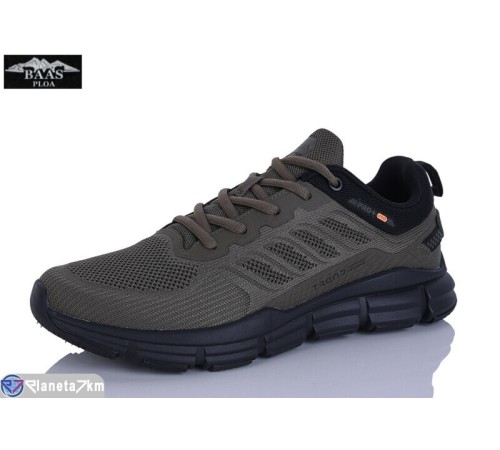 Кросівки чоловічі на весну/осінь (8 пар р.41-46) зелений  "Baas"