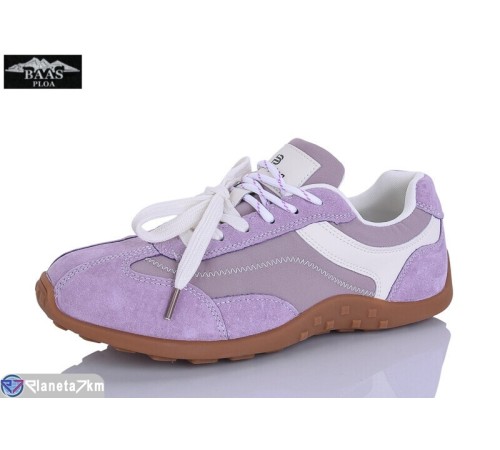 Кросівки жіночі на весну/осінь (8 пар р.36-41) фіолетовий  "Baas"