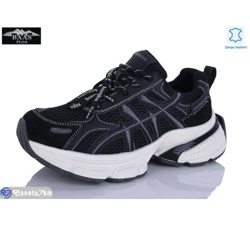 Кросівки жіночі на весну/осінь (8 пар р.36-41) чорний  "Baas"