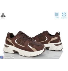 Кросівки жіночі на весну/осінь (8 пар р.36-41) коричневий  "STILLI Group"