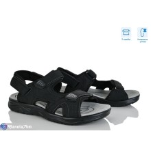 Сандалі чоловічі на літо (8 пар р.41-46) чорний  "CLAN"