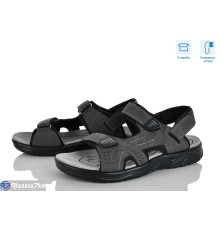 Сандалі чоловічі на літо (8 пар р.41-46) сірий  "CLAN"