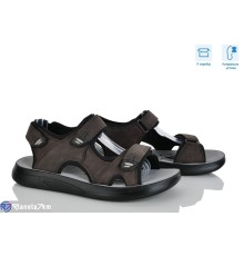 Сандалі чоловічі на літо (8 пар р.41-46) коричневий  "CLAN"