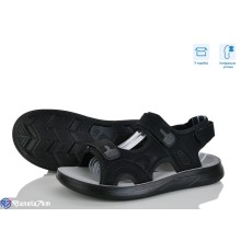 Сандалі чоловічі на літо (8 пар р.41-46) чорний  "CLAN"