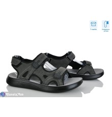 Сандалі чоловічі на літо (8 пар р.41-46) сірий  "CLAN"