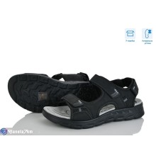 Сандалі чоловічі на літо (8 пар р.41-46) чорний  "CLAN"