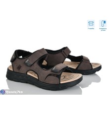 Сандалі чоловічі на літо (8 пар р.41-46) коричневий  "CLAN"